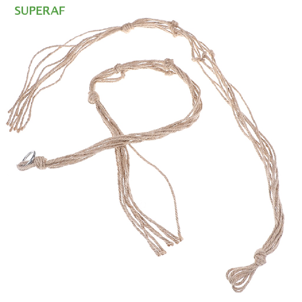 superaf-ที่แขวนกระถางต้นไม้-แบบเชือกถัก-ขายดี