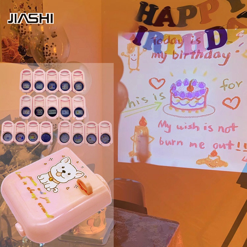 jiashi-โปรเจคเตอร์วันเกิด-โคมไฟฉายภาพ-ไฟประดับตกแต่ง-เค้าโครงฉาก