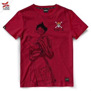 【hot sale】Dextreme T-shirt DOP-1318  One Piece Luffy  Wano  มีสีขาวและสีแดง