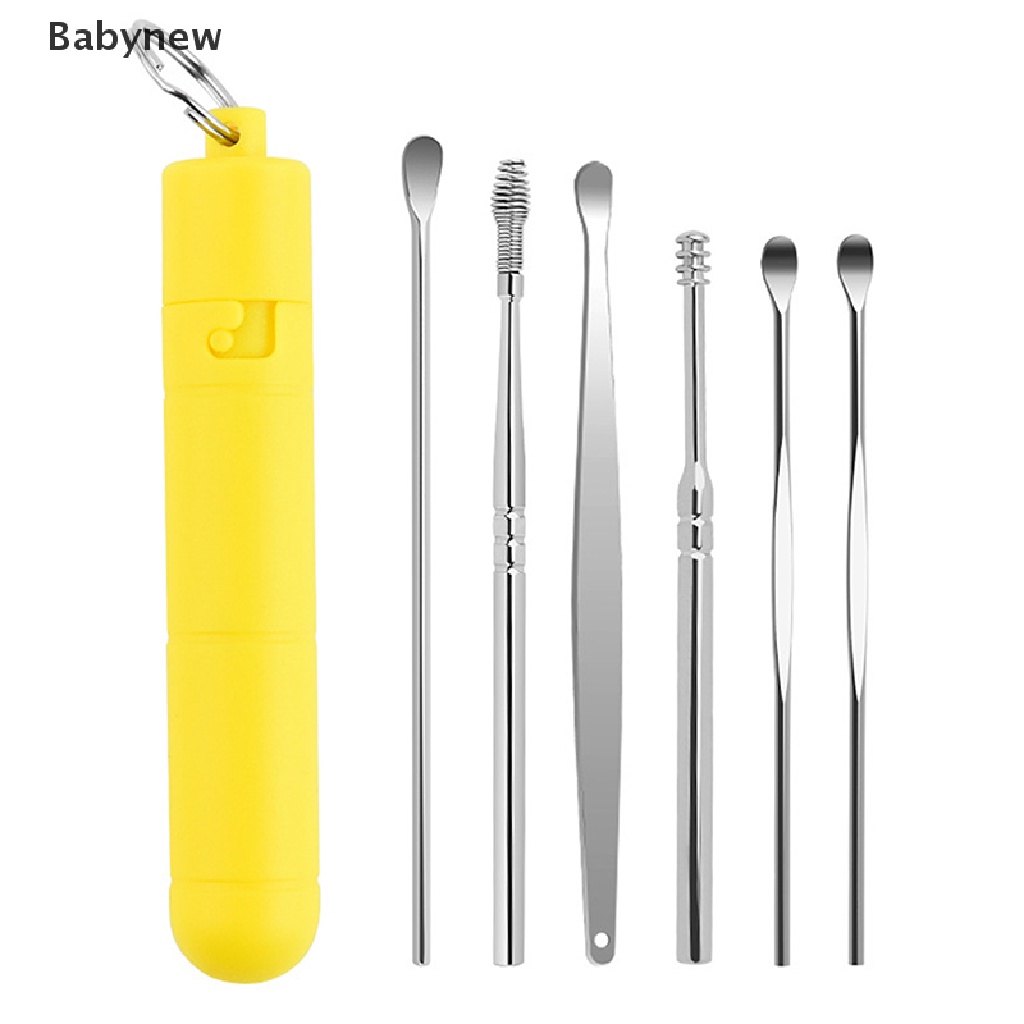 lt-babynew-gt-1-6-ชิ้น-เซต-เครื่องมือกําจัดขี้หู-ไม้แคะหู-ทําความสะอาดหู-ช้อน-ดูแลหู-เครื่องมือทําความสะอาดลดราคา