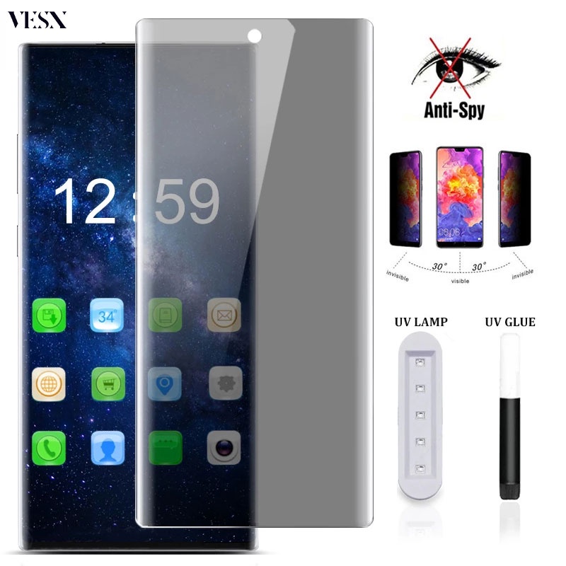 ฟิล์มกระจกด้าน ฟิล์มกันแอบมองกระจก UV สำหรับ OPPO Reno 11 10 8T 6 5 4 ...