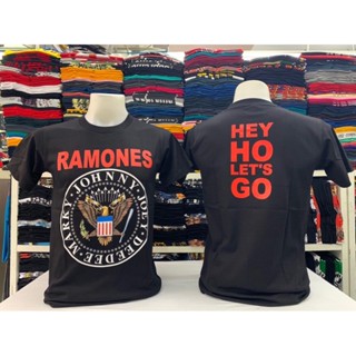 【HOT SALE】เสื้อวงดนตรี Ramones เสื้อวินเทจ เท่ๆป้าใส่สบาย Cotton100