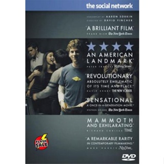 DVD ดีวีดี The Social Network เดอะ โซเชียล เน็ตเวิร์ก (เสียง ไทย/อังกฤษ ซับ ไทย/อังกฤษ) DVD ดีวีดี