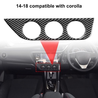 Rich2.br ฝาครอบแผงสวิตช์ AC กันฝุ่น น้ําหนักเบา สําหรับ Toyota Corolla 2014-2018