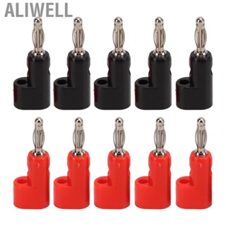 Aliwell Banana Plug Connector 24A Open Screw 30VAC‑60VDC Solderless Banana Plug for DIY