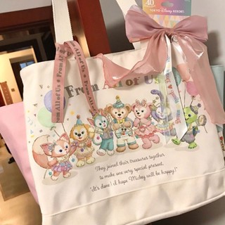 TAIDU กระเป๋าผ้าใบพิมพ์ลายผู้หญิง กระเป๋าสะพายไหล่ข้างเดียวลายการ์ตูนสบาย ๆ ความจุสูง สำหรับนักเรียนที่ต้องเดินทาง