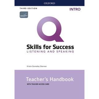 Bundanjai (หนังสือ) Q : Skills for Success 3rd ED Intro : Listening and Speaking Teachers Handbook with Teachers