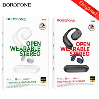 ชุดหูฟังบลูทูธไร้สาย BOROFONE BW41 สําหรับเล่นกีฬา วิ่ง เพลง 2 ชิ้น