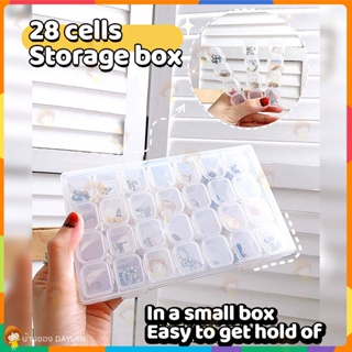 กล่องเก็บเมล็ด กล่อง 28ช่อง 56ช่อง กล่องเก็บอะไหล่ กล่องเก็บเครื่องประดับ อุปกรณ์ทำเล็บ กล่องตลับยา ต่างหู ลูกปัด จิว