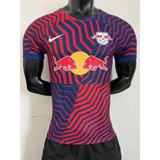 [Player Version] 2324 ใหม่ Leipzig away เสื้อฟุตบอล แขนสั้น คุณภาพสูง