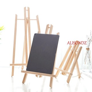 Alisondz ขาตั้งวาดภาพ นักเรียน เด็ก ศิลปิน ไม้ตั้งโต๊ะ ชั้นวางของ นิทรรศการ