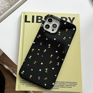 เคสโทรศัพท์มือถือ ลายดอกไม้ ขนาดเล็ก สําหรับ iPhone