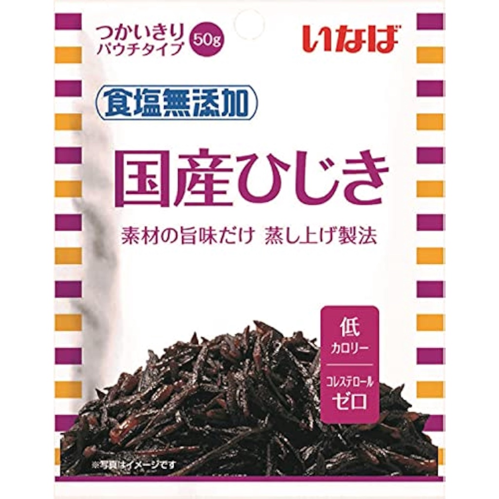 Inaba Foods เกลือฮิจิกิ ในประเทศ ไม่เจือปน ไม่เจือปน 50 กรัม X 10 ชิ้น