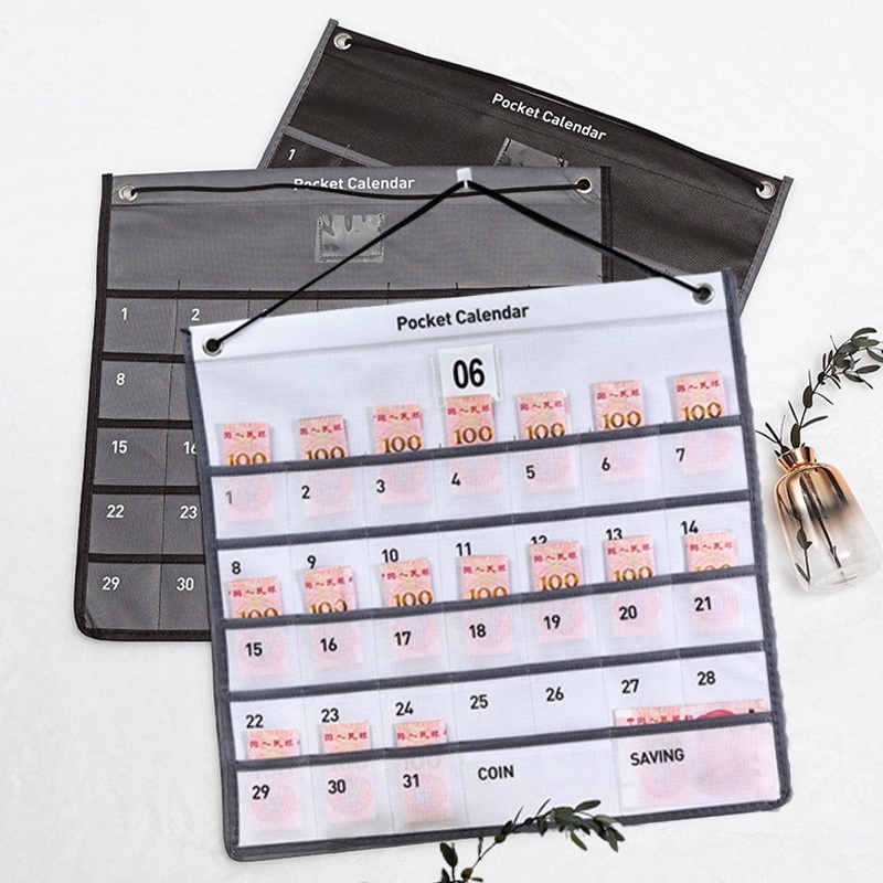 12แบบ-ปฏิทินออมเงิน-ปฏิทินออมเงินมินิมอล-ติดผนังวัสดุผ้าใบ-planner-แบบแขวนผนัง-ปฏิทินประหยัดเงินปฏิ-รายสัปดาห์-รายเดือน