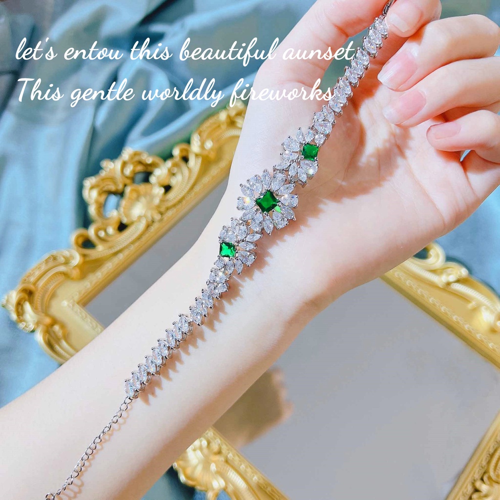สร้อยข้อมือ-ประดับเพชร-สีชมพู-สไตล์ใหม่-เครื่องประดับแฟชั่น-สําหรับผู้หญิง