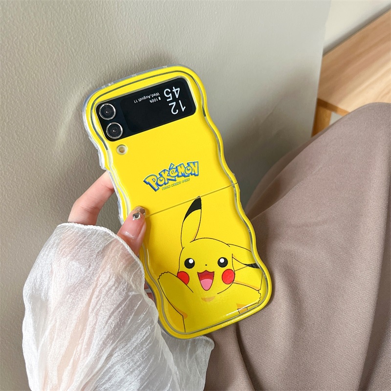 เคสโทรศัพท์มือถือแบบนิ่ม-กันกระแทก-ลายการ์ตูนโปเกม่อนน่ารัก-สําหรับ-samsung-galaxy-z-flip-4-5g-z-flip-3