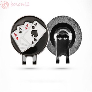 [COD] Golf Accessories Golf Hat Clip Golf Marker Golf Cap Clip Golf Ball Marker Lucky Clover Kitty Cat Ball Marker Holder Four Leaf Clovers Golf Training Aids Golfer Gift Magnetic Cap Clip