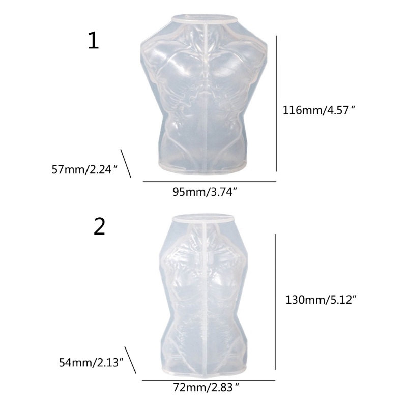 แม่พิมพ์ซิลิโคน-รูปร่างกายมนุษย์-สําหรับทําเทียนเข้ม