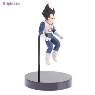 Brightstar ใหม่ ตุ๊กตาฟิกเกอร์ Dragon Ball Vegeta Super Saiyan Action Bulma Goku ของเล่นสําหรับเด็ก 1 ชิ้น
