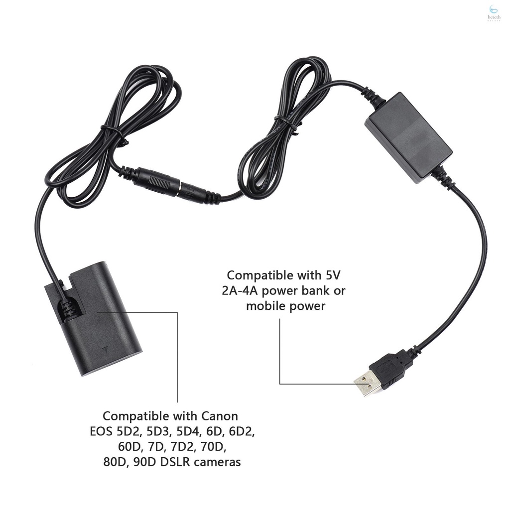 andoer-dr-e6-usb-power-kit-ac-adapter-replacement-dc-coupler-dummy-battery-single-usb-input-compatible-with-eos-5d2-5d3-5d4-6d-6d2-60d-7d-7d2-70d-80d-90d-dslr-cameras
