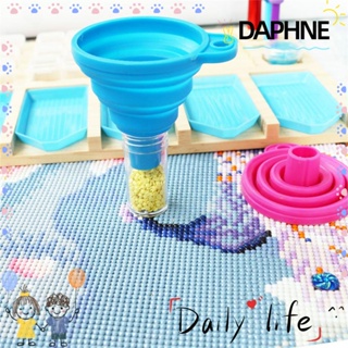 Daphne กรวยปักครอสสติตช์คริสตัล ขนาดใหญ่ จุของได้เยอะ DIY