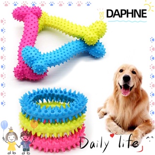 DAPHNE Tough Strong Chew Pet Supplies Rubber Thorn Bone Molar Training Dog Toys