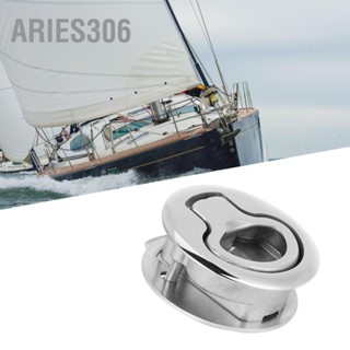 Aries306 316 เหล็กกล้าไร้สนิม Marine Latch Flush Lift Handle Deck Cover อุปกรณ์ล็อคประตู