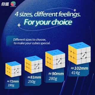 Diansheng ลูกบาศก์แม่เหล็ก 3x3 Speed Cube Googol 7 ซม. 8 ซม. 9 ซม. 10 ซม. ขนาดใหญ่