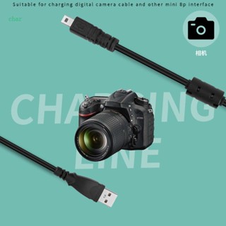 Char สายชาร์จ USB 8Pin ซิงค์ข้อมูล อเนกประสงค์ อุปกรณ์เสริม สําหรับกล้องถ่ายรูป