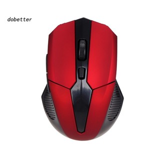 &lt;Dobetter&gt; เมาส์ออปติคอลเล่นเกมไร้สาย 24GHz สําหรับ PC แล็ปท็อป