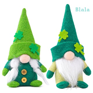 Blala Patricks Day Gnomes ตุ๊กตามนุษย์แคระ แฮนด์เมด สําหรับตกแต่งบ้าน ปาร์ตี้ วันหยุด