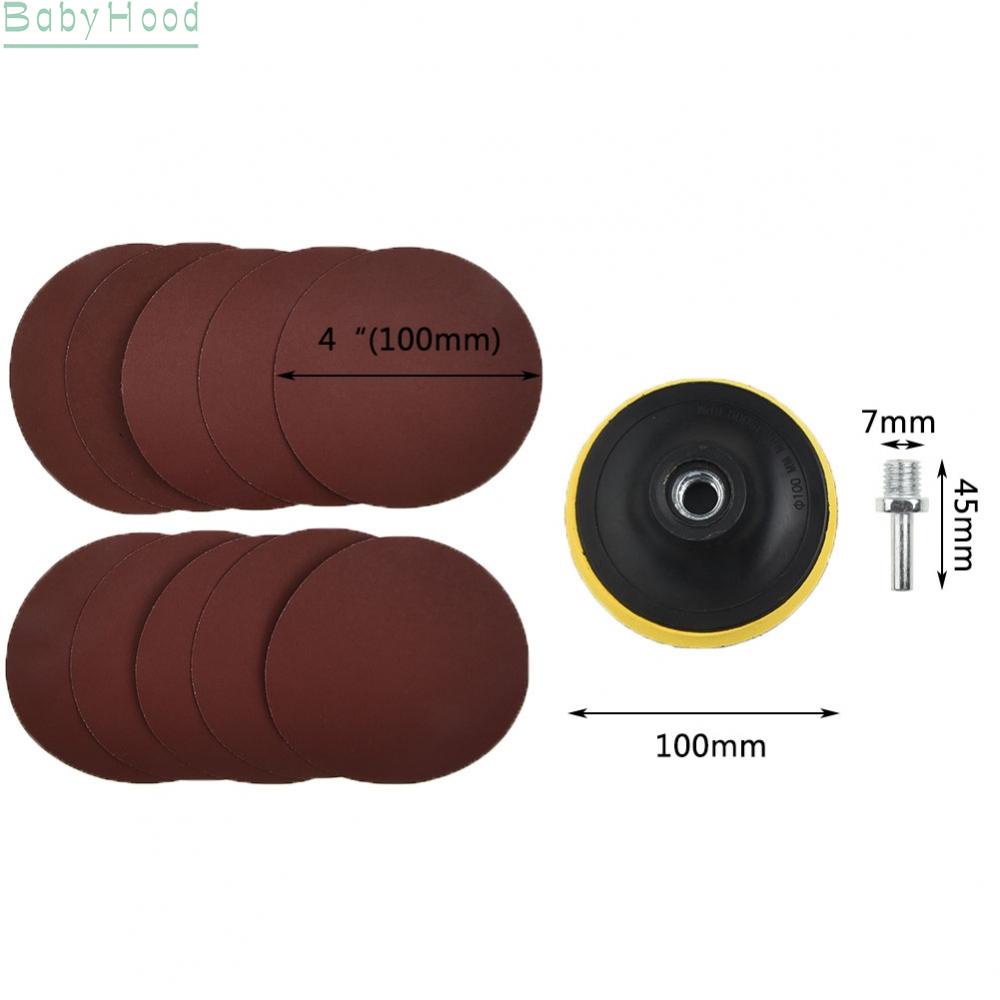 big-discounts-grinder-sandpaper-loop-abrasive-pads-cleaning-drill-adapter-sanding-disc-set-bbhood