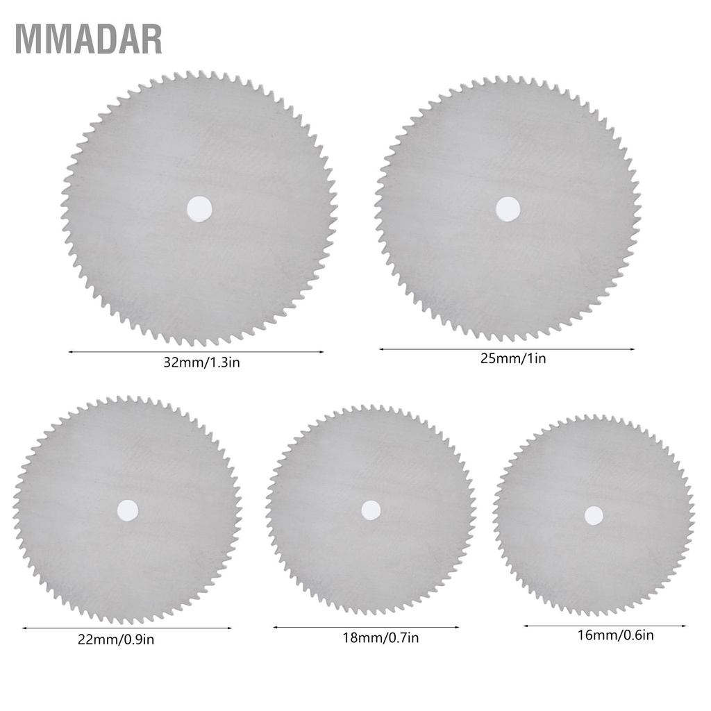 mmadar-10-ชิ้นใบเลื่อยตัดแผ่นอุปกรณ์เสริมเครื่องบดไฟฟ้าสแตนเลสแบบวงกลม