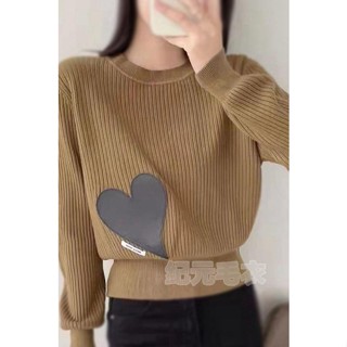 เสื้อกันหนาวแขนยาว ผ้าฝ้ายเทียม แบบสวมหัว ให้ความอบอุ่น สไตล์เกาหลี แฟชั่นฤดูใบไม้ผลิ สําหรับผู้หญิง 03XU
