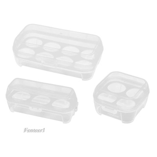 [Fenteer1] กล่องเก็บไข่ แบบพกพา สําหรับตกปลา ตู้เย็น ทําอาหาร เดินทาง