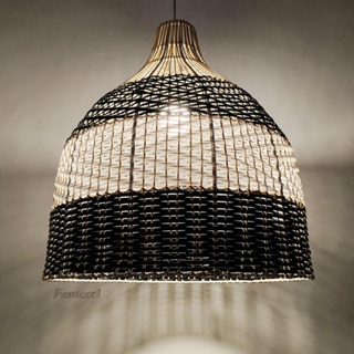 [Fenteer1] โคมไฟเพดานหวายสานมือ ทนทาน สไตล์นอร์ดิก สําหรับตกแต่งห้องนอน ห้องครัว ห้องชา