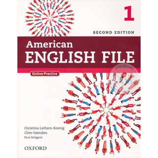 Bundanjai (หนังสือเรียนภาษาอังกฤษ Oxford) American English File 2nd ED 1 : Students Book +Online Practice (P)