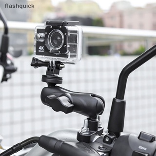 Flashquick ที่วางกล้อง โลหะ ติดแฮนด์บาร์รถมอเตอร์ไซค์ จักรยาน กีฬา เมาท์กระจก จักรยาน โทรศัพท์ กล้องแอคชั่น อุปกรณ์เสริม ไม้เซลฟี่ ดี