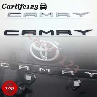 สติกเกอร์ตราสัญลักษณ์ โลโก้ตัวอักษรภาษาอังกฤษ สําหรับติดตกแต่งท้ายรถยนต์ Toyota 18-19 Camry