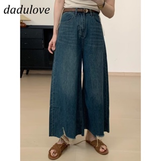 DaDulove💕 New American Ins High Street Retro Jeans Niche High Waist Loose Wide Leg Pants Large Size Trousers