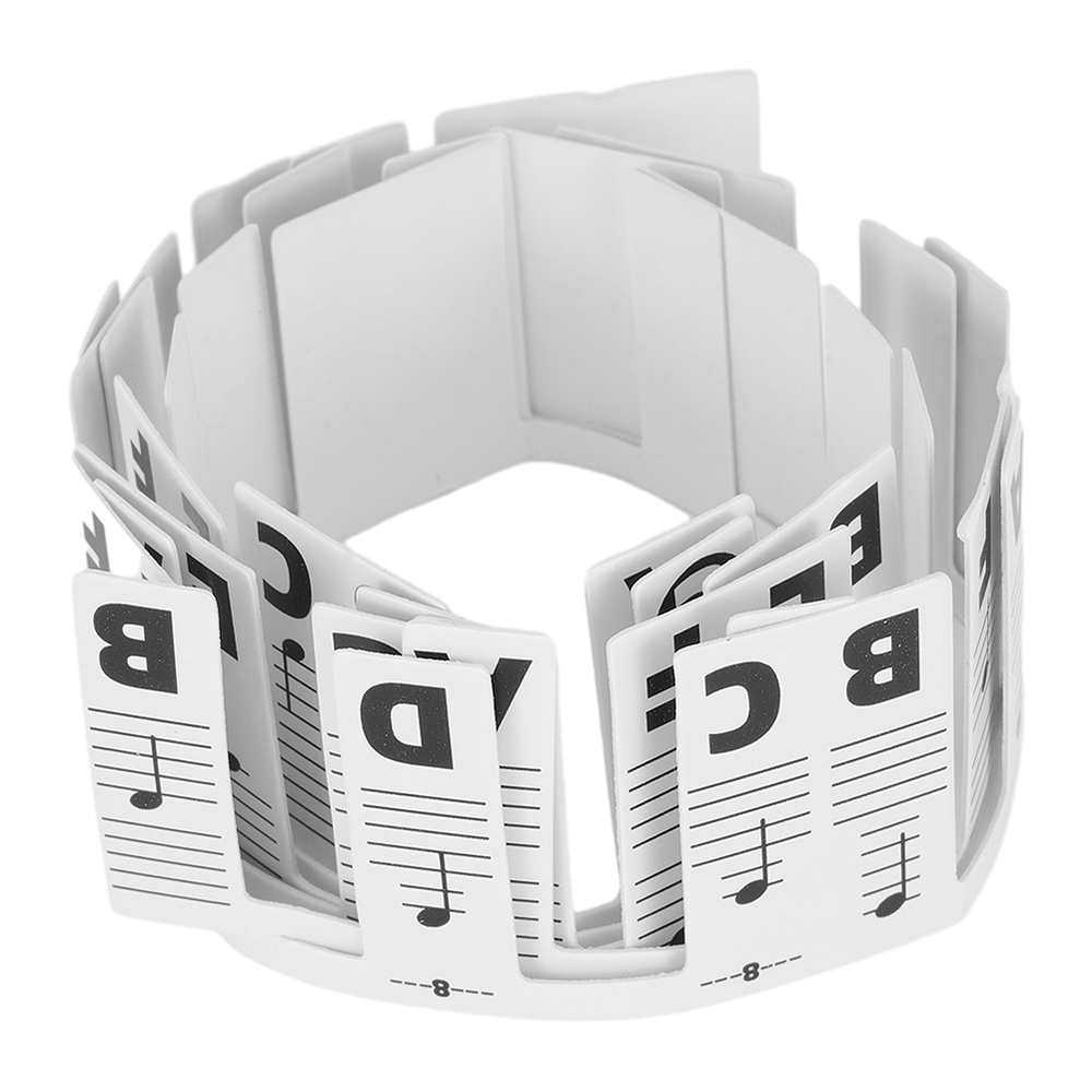 【DREAMLIFE】Piano Note Labels Reusable Sticker Universal For Beginners ...