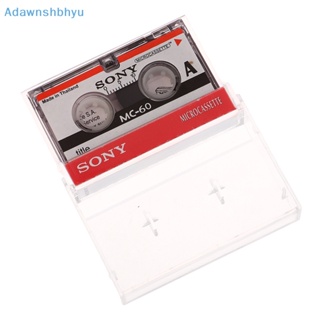Adhyu เทปคาสเซ็ตเปล่า พร้อมเทปบันทึกเสียงแม่เหล็ก 60 นาที สําหรับ Sony-3MC