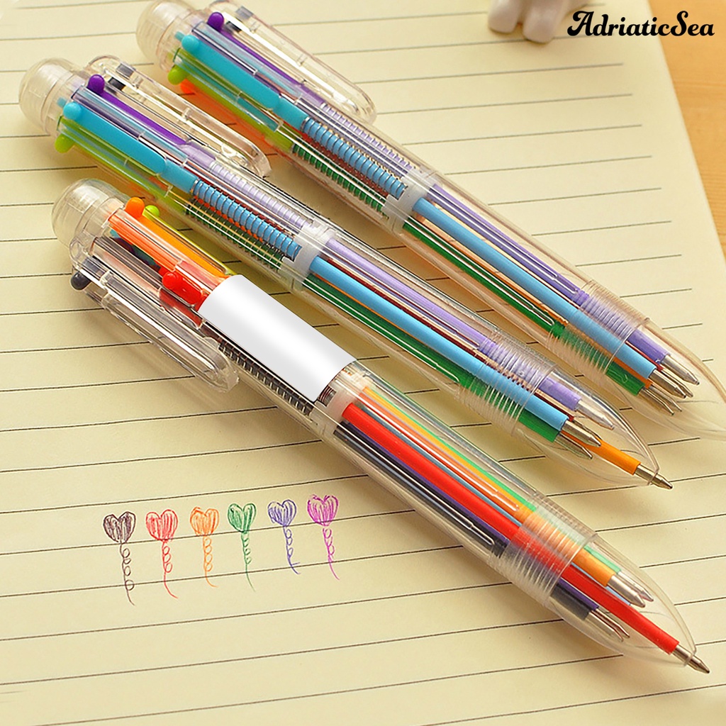 ads-0-5-มม-6-in-1-ปากกาเขียน-ที่มีสีสัน-อุปกรณ์การเรียน-อุปกรณ์เครื่องเขียนนักเรียน
