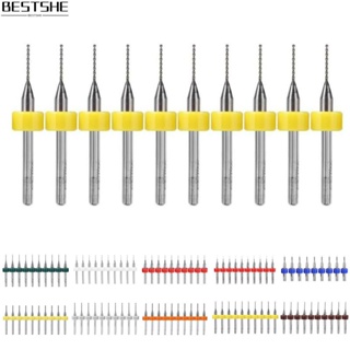 ดอกสว่านคาร์ไบด์ อลูมิเนียม สําหรับตัดแผงวงจร PCB 10 ชิ้น