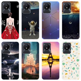 เคสซิลิโคน TPU สำหรับ Vivo Y02t Y 02t เคส ซิลิโคนนิ่ม เย็นชา