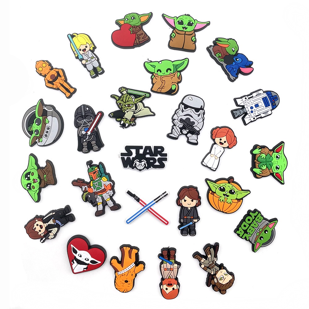 hot-star-wars-series-จี้รูปการ์ตูนเอเลี่ยน-กราฟฟิติ-ทีวี-คลาสสิก-diy-สําหรับตกแต่งรองเท้า-cros-clogs