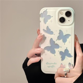 Butterfly Phone Case For Iphone 13 Phone Case for Iphone14promax All-Inclusive 12/11 X/XR Female Xsmax Soft Case