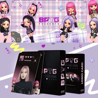 Chenfumeng ชุดการ์ดโลโม่ โปสเตอร์ BLACKPINK BPTG THE GAME 55 ชิ้น