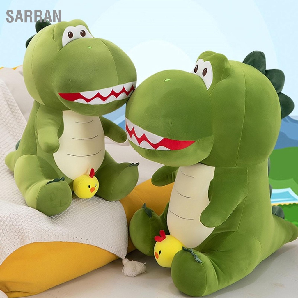 sarran-ไดโนเสาร์ของเล่นตุ๊กตาสัตว์น่ารักนุ่มอวบ-3d-ยัดหมอนของขวัญตกแต่งบ้าน