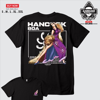 เสื้อยืดผ้าฝ้ายพิมพ์ลาย Anime ONE PIECE BOA HANCOCK V2 Anime T-Shirt